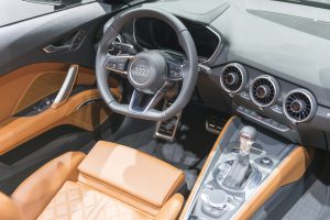 Audi TT Roadster sports car dashboard